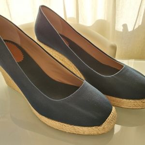 JCrew Seville Espadrille Wedges Size 12 Womens